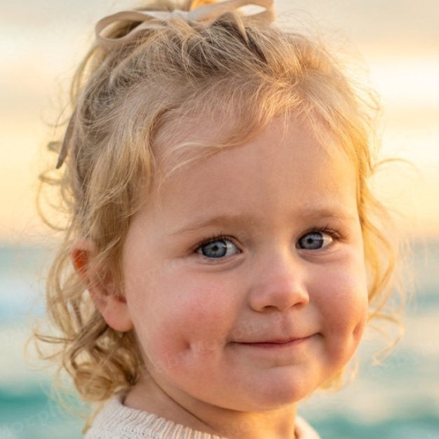 Lena K.'s AI baby result